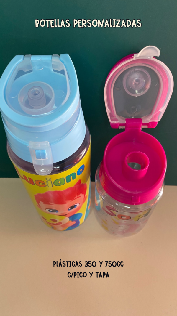 Botella plástica Antivuelco 750 cc.