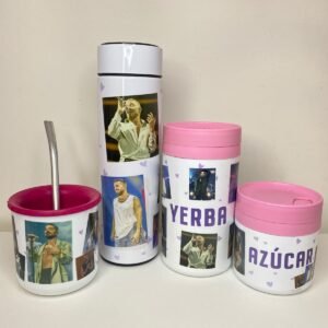Set Matero Completo 1 (mate sabio+termo digital 1/2 lts.+yerbera+azucarera)