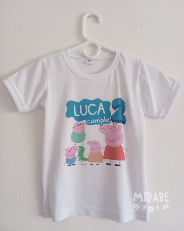 REMERA BLANCA DE SPUN - NIÑOS - Image 2