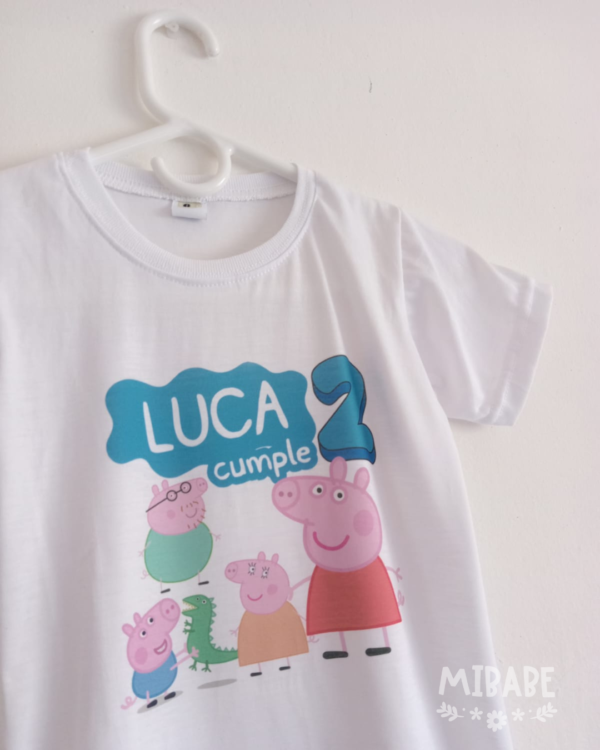 REMERA BLANCA DE SPUN - NIÑOS