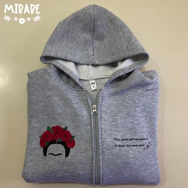CAMPERA ALGODÓN FRIZADO GRIS - adultos - - Image 5