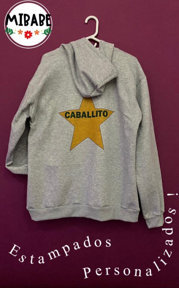 CAMPERA ALGODÓN FRIZADO GRIS - adultos - - Image 2