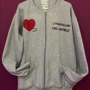 CAMPERA ALGODÓN FRIZADO GRIS - adultos -