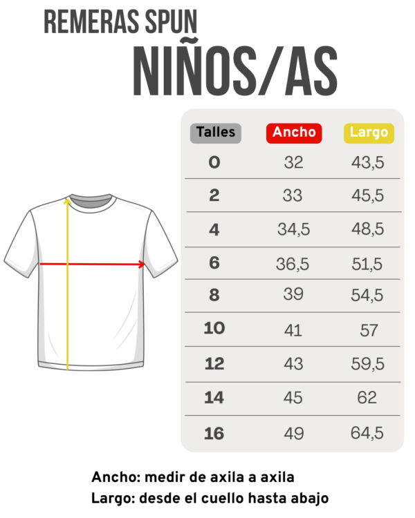 REMERA BLANCA DE SPUN - NIÑOS - Image 7