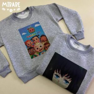 BUZO ALGODÓN FRIZADO GRIS - Niños -