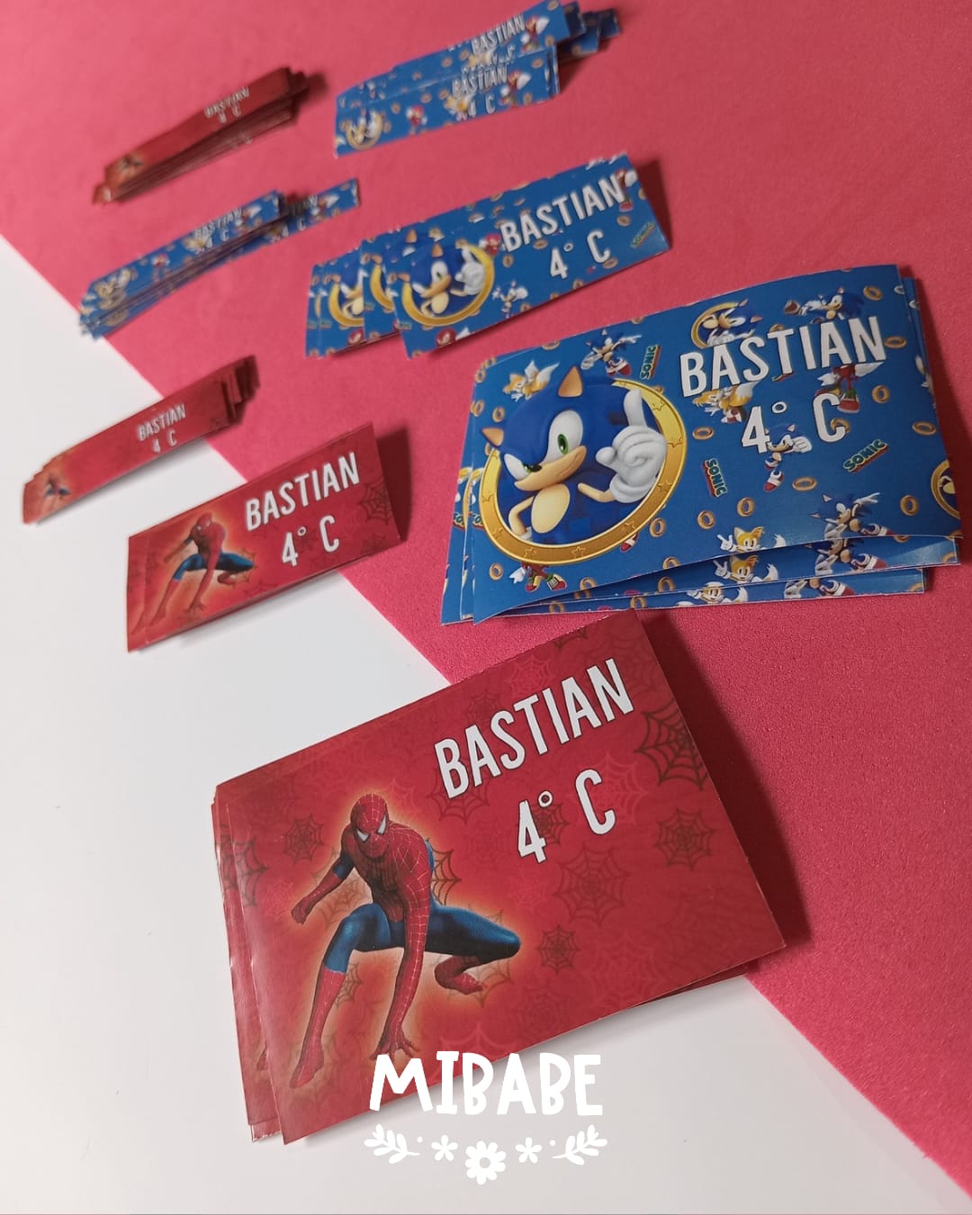 Etiquetas Escolares (carpetas/cuadernos/lápices) - Image 2