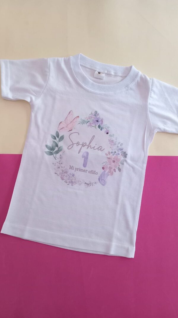 REMERA BLANCA DE SPUN - NIÑOS - Image 3