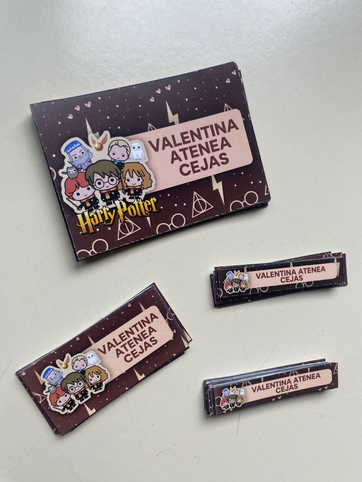 Etiquetas Escolares (carpetas/cuadernos/lápices)