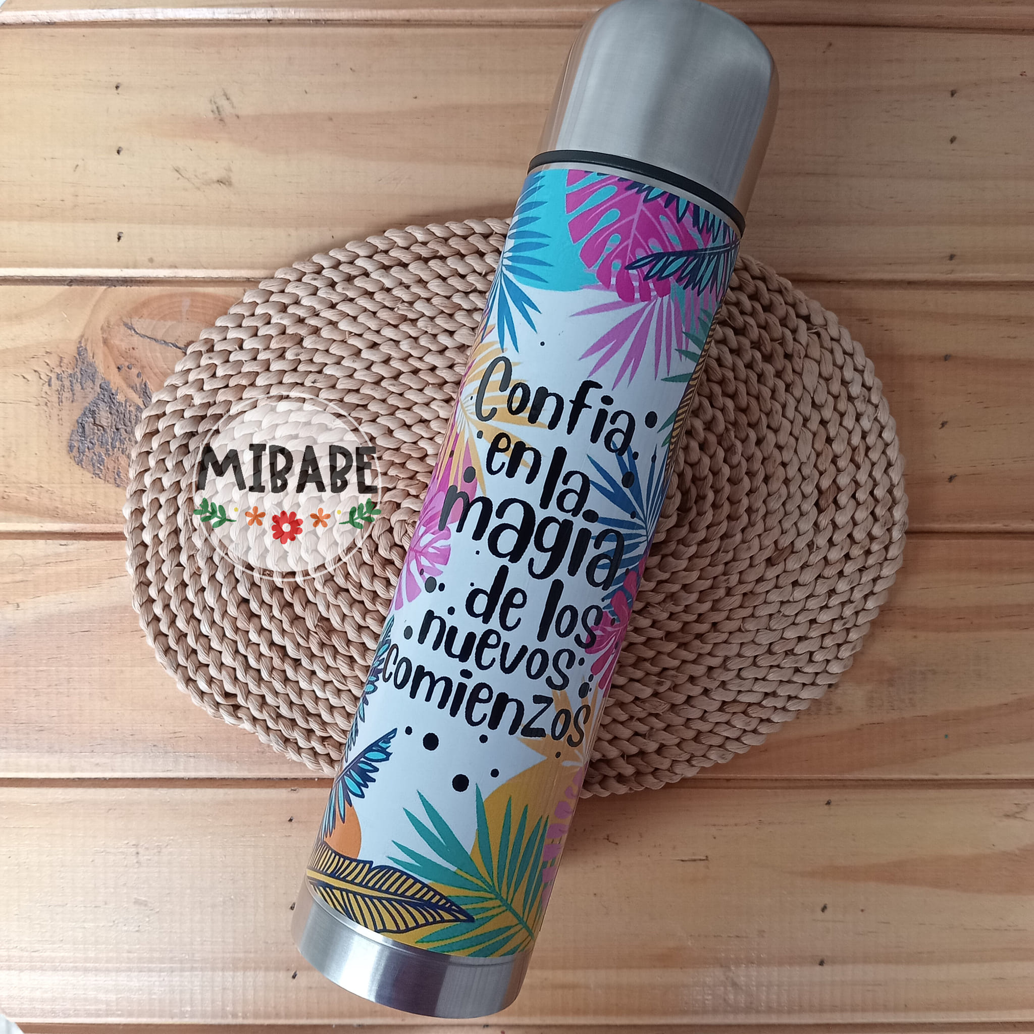 Set Matero Completo -2 (mate aluminio y madera+termo 1 lts.+yerbera+azucarera+bolso matero) - Image 7