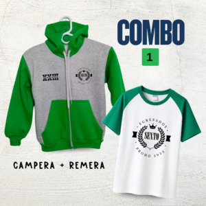 COMBO 1 : CAMPERA + REMERA