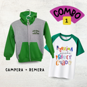 COMBO 1 : CAMPERA + REMERA