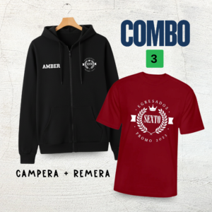 COMBO 3 : CAMPERA + REMERA