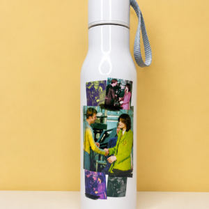 Botella de acero Térmica, con cordón